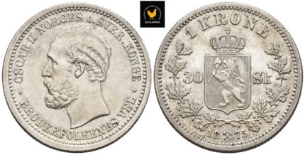 1875 Norge 1 Krone, 01