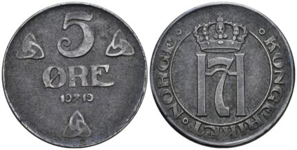 1919 Norge 5 Øre, 01