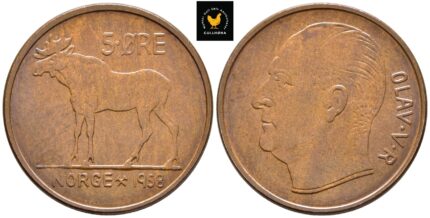 1958 Norge 5 Øre, 0
