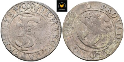 1658 Norge 2 Mark, 1, monteringsskade