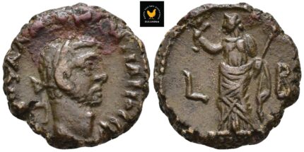 285/6 e.Kr. Diocletian, BL Tetradrakme, Alexandria (Yr 2)
