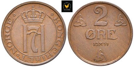 1931 Norge 2 Øre, 0/01