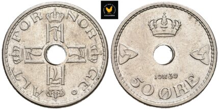 1939 Norge 50 Øre, 0
