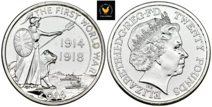 2014 Storbritannia 20 Pounds - World War I