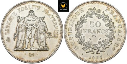 1975 Frankrike 50 Francs - Hercules, 0