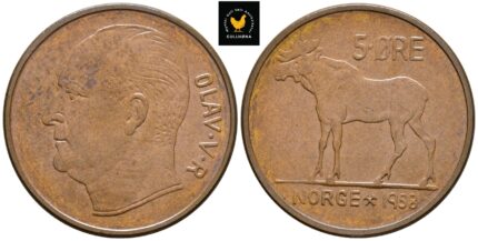 1958 Norge 5 Øre, 0