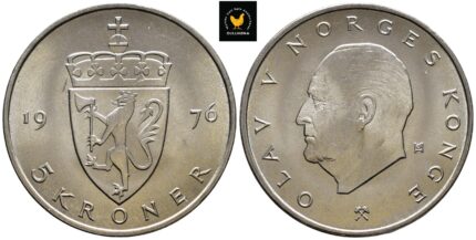 1976 Norge 5 Kroner, 0