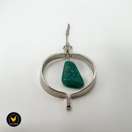 Anheng i sølv med amazonitt - Anna Greta Eker