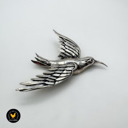 Brosje Fugl i sølv - Coro