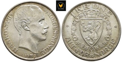 1908 Norge 1 Krone, PP, 01/01