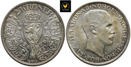 1912 Norge 2 Kroner, 0/01