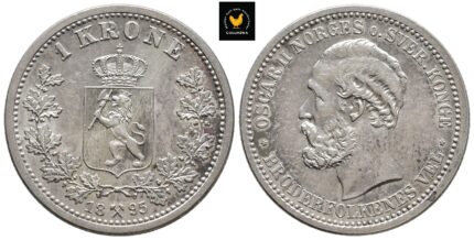 1895 Norge 1 Krone, 0/01
