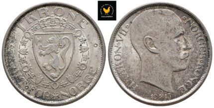 1913 Norge 1 Krone, 1+/01