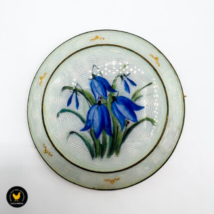 Brosje i Sølv med Emalje - Aksel Holmsen