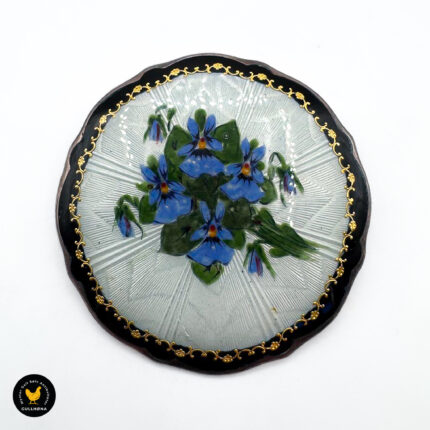 Brosje i Sølv med Emalje - Thorleif Johnsen