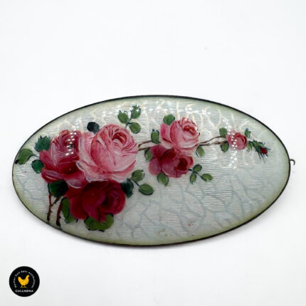 Brosje i Sølv med Emalje - Aksel Holmsen