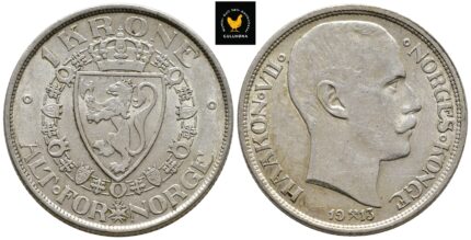 1913 Norge 1 Krone, 1+/01