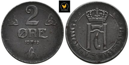 1919 Norge 2 Øre, 0/01