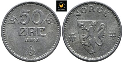 1942 Norge 50 Øre, 0/01