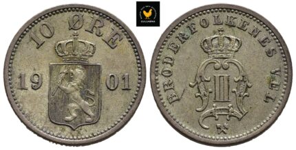 1901 Norge 10 Øre, 01