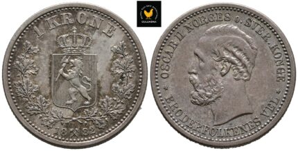 1882 Norge 1 Krone, 01