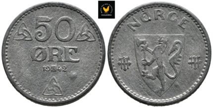 1942 Norge 50 Øre, 0/01