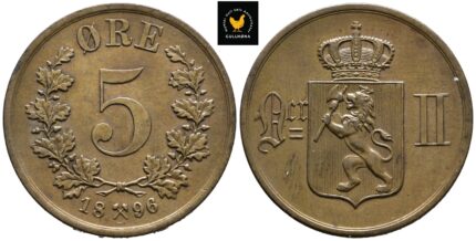 1876 Norge 5 Øre, 01