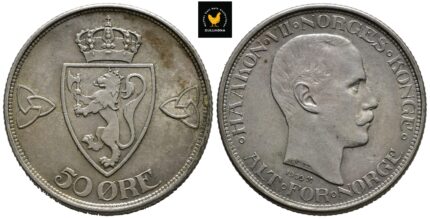 1909 Norge 50 Øre, 1+