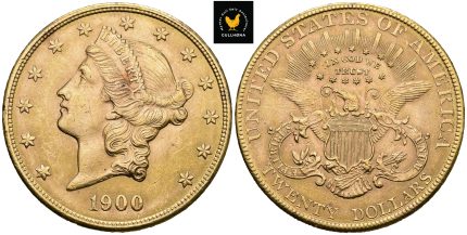 1900 USA 20 Dollars, 0/01