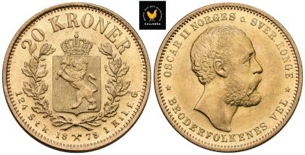 1878 Norge 20 Kroner, 01