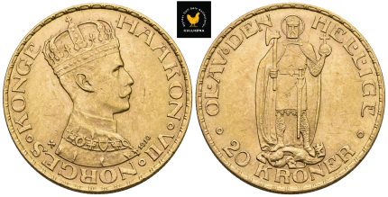 1910 Norge 20 Kroner, 0/01