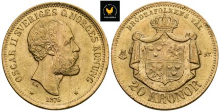 1875 Sverige 20 Kroner, 01