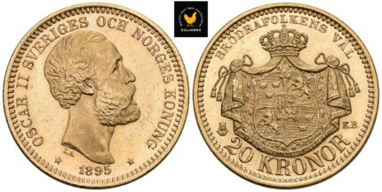 1895 Sverige 20 Kroner, 0/01