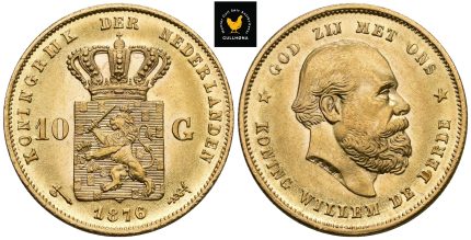 1876 Nederland 10 Gulden, 0/01