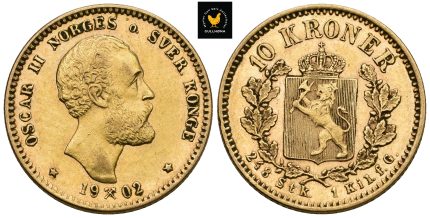 1902 Norge 10 Kroner, 1+/01