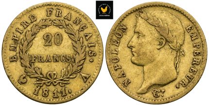 1811 A Frankrike 20 Francs, 1+