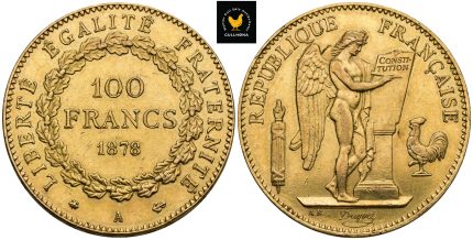1878 A Frankrike 100 Francs, 1+