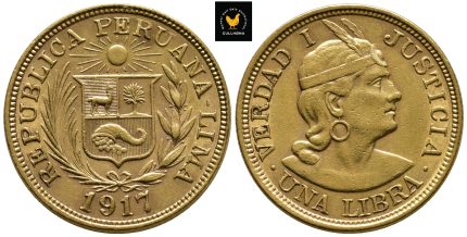 1917 Peru 1 Libra, 01