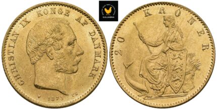 1873 Danmark 20 Kroner, 0/01