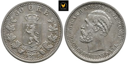 1902 Norge 50 Øre, 1+
