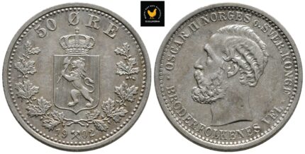 1902 Norge 50 Øre, 1+