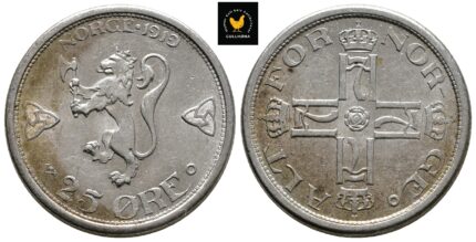 1919 Norge 25 Øre, 01