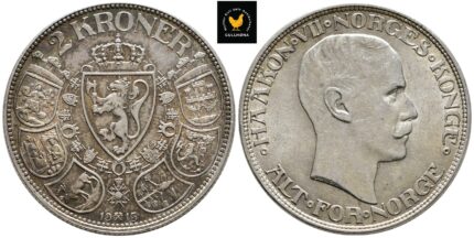 1913 Norge 2 Kroner, 0/01
