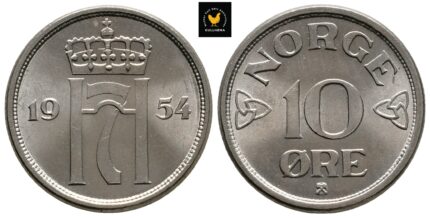 1954 Norge 10 Øre, 0