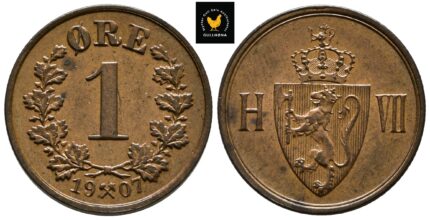 1907 Norge 1 Øre, 0/01