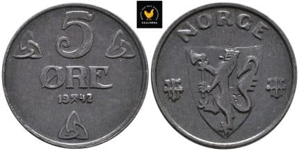 1942 Norge 5 Øre, 0