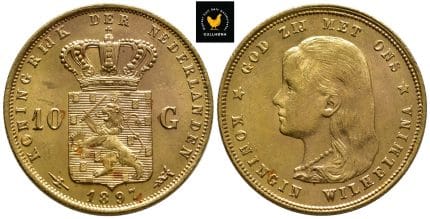 1897 Nederland 10 Gulden Kv.0/01