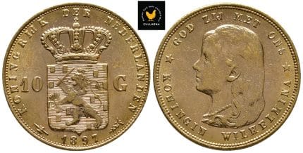 1897 Nederland 10 Gulden, 0/01