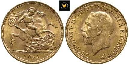 1931 Sør Afrika 1 Sovereign, 0/01