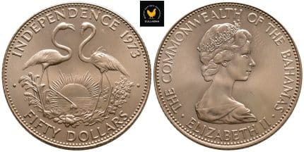 1973 Bahamas 50 Dollars, 0